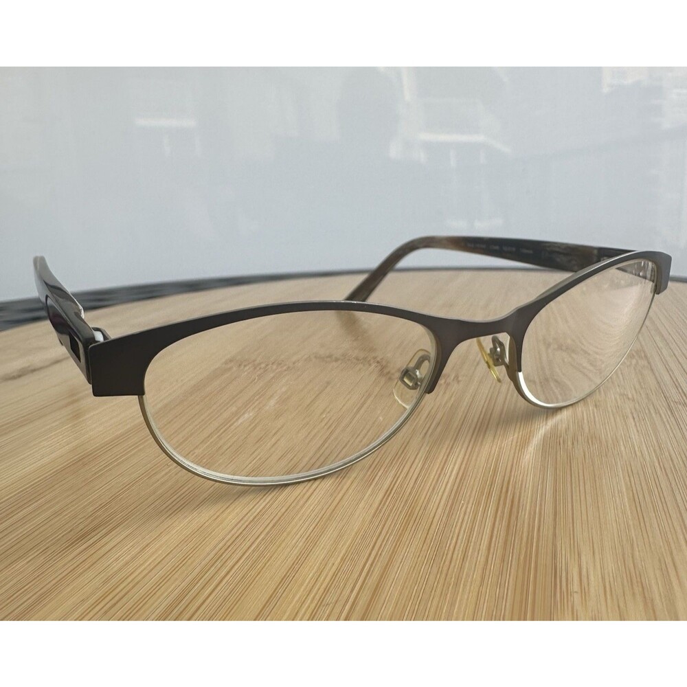 VANNI Mod V8340 C366 Women's Eyeglasses 52-19-135 Matte Brown/Horn Made in Italy